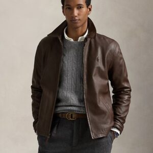The Bayville Leather Jacket For Men