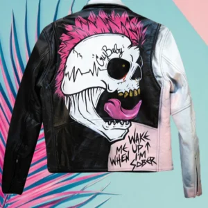 Lil Peep Jacket | Crybaby Leather Jacket (Peep Tribute)