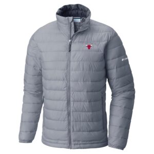 Men's Chicago Bulls Columbia Gray Powder Lite Omni-Heat Reflective Full-Zip Jacket